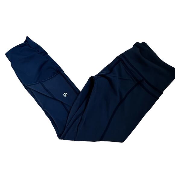 Lululemon|Capri Leggings|Navy|SZ 6‎ - Picture 1 of 9